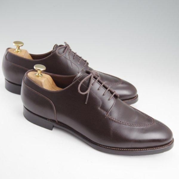 美品★MIYAGI KOGYO(宮城興業) SIZE 7.5【定価￥69,630-★EG/ドーバー似寄りモデル/FUJIBANA 2】Uチップ/スキンステッチ/濃茶★m150