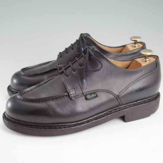 極上★パラブーツ SIZE 8【定価￥96,800-★シャンボード/CHAMBORD】リスレザー/TEXソール/Uチップ/NOIR/黒/メンズ/Paraboot★m151