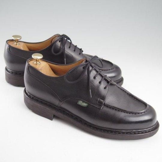 極上★パラブーツ SIZE 8【定価￥96,800-★シャンボード/CHAMBORD】リスレザー/TEXソール/Uチップ/NOIR/黒/メンズ/Paraboot★m151