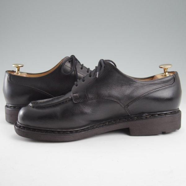 極上★パラブーツ SIZE 8【定価￥96,800-★シャンボード/CHAMBORD】リスレザー/TEXソール/Uチップ/NOIR/黒/メンズ/Paraboot★m151