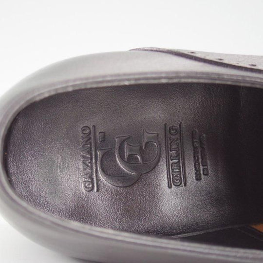 極上★(英)ガジアーノ&ガーリング 6.5E【現行定価20万円以上★ST.ANDREWS/GG06ラスト】カーフ×ハッチグレイン/黒/GAZIANO&GIRLING★m152