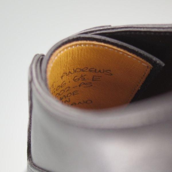 極上★(英)ガジアーノ&ガーリング 6.5E【現行定価20万円以上★ST.ANDREWS/GG06ラスト】カーフ×ハッチグレイン/黒/GAZIANO&GIRLING★m152