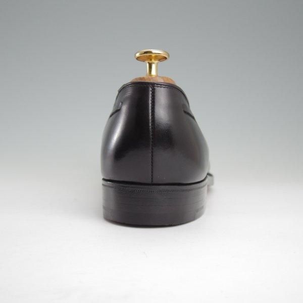 未使用★クロケット&ジョーンズ 7.5EX【貴重★(英)ニュー&リングウッド別注/New&Lingwood】タッセルローファー/黒/Crockett&Jones★m153