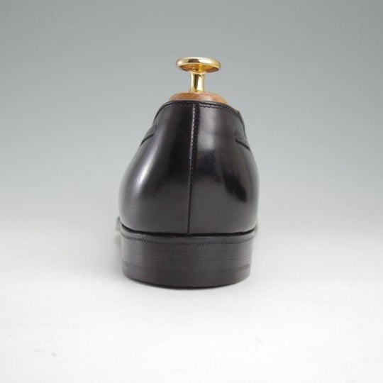 未使用★クロケット&ジョーンズ 7.5EX【貴重★(英)ニュー&リングウッド別注/New&Lingwood】タッセルローファー/黒/Crockett&Jones★m153