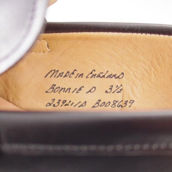 極美品★(英)チーニー(レディース) 3.5D【定価￥74,800-★BONNIE D/ボニー】23921ラスト/コインローファー/カーフ/黒/CHEANEY★m157