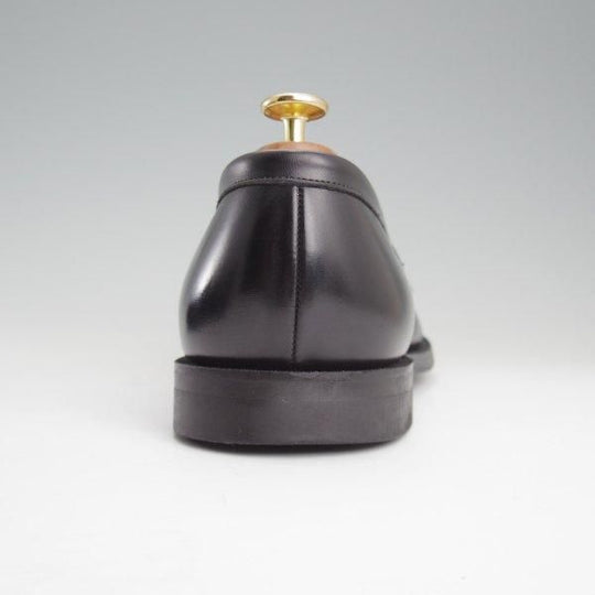 極上★チャーチ 80F/UK8【★ELVEDEN/エルブデン/106ラスト】コインローファー/スリッポン/カーフ/黒/メンズ/Church's★m160