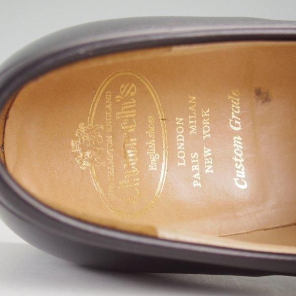 極上★チャーチ 80F/UK8【★ELVEDEN/エルブデン/106ラスト】コインローファー/スリッポン/カーフ/黒/メンズ/Church's★m160