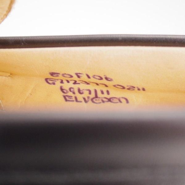 極上★チャーチ 80F/UK8【★ELVEDEN/エルブデン/106ラスト】コインローファー/スリッポン/カーフ/黒/メンズ/Church's★m160