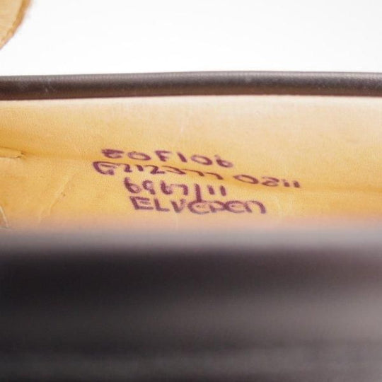 極上★チャーチ 80F/UK8【★ELVEDEN/エルブデン/106ラスト】コインローファー/スリッポン/カーフ/黒/メンズ/Church's★m160