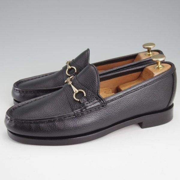 極美品★(スペイン製)CARMINA/カルミナ SIZE 6.5【定価￥66,000-★ビットローファー/80746】スリッポン/XIMラスト/黒/メンズ★m161