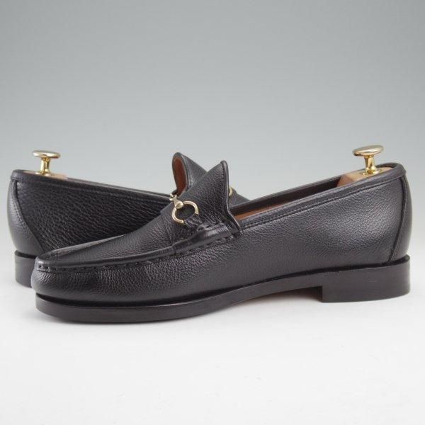 極美品★(スペイン製)CARMINA/カルミナ SIZE 6.5【定価￥66,000-★ビットローファー/80746】スリッポン/XIMラスト/黒/メンズ★m161