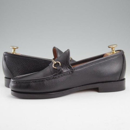 極美品★(スペイン製)CARMINA/カルミナ SIZE 6.5【定価￥66,000-★ビットローファー/80746】スリッポン/XIMラスト/黒/メンズ★m161