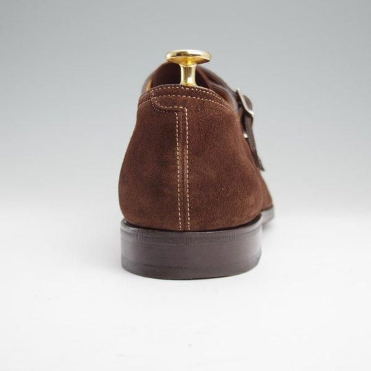 極上★ジョンロブ 8E【定価￥237,600-★WILLIAM/ウィリアム/TENSILE】9795ラスト/ダブルモンク/スエード/濃茶/メンズ/JOHN LOBB★m167