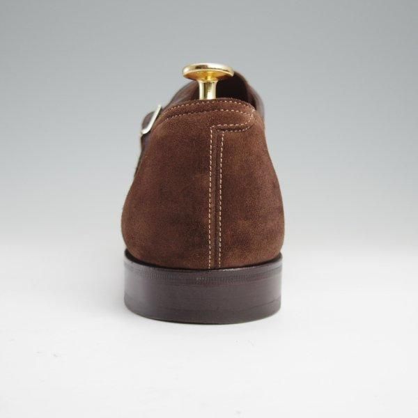 極上★ジョンロブ 8E【定価￥237,600-★WILLIAM/ウィリアム/TENSILE】9795ラスト/ダブルモンク/スエード/濃茶/メンズ/JOHN LOBB★m167