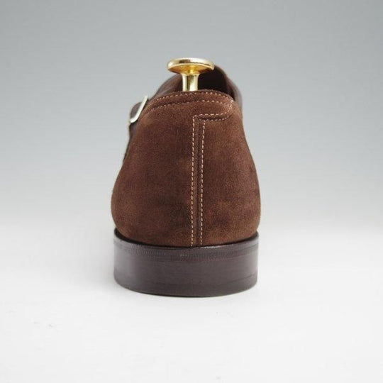 極上★ジョンロブ 8E【定価￥237,600-★WILLIAM/ウィリアム/TENSILE】9795ラスト/ダブルモンク/スエード/濃茶/メンズ/JOHN LOBB★m167