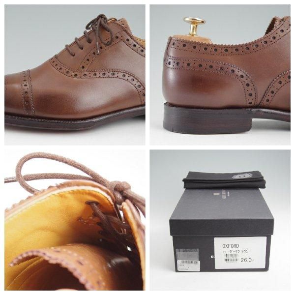 未使用★(英)グレンソン 8F【現行定価￥119,900-★OXFORD/オックスフォード】22352/セミブローグ/カーフ/濃茶/メンズ/GRENSON★m169