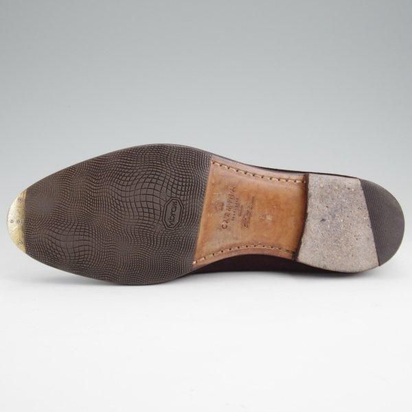 極上★(スペイン製)CARMINA/カルミナ SIZE 6【定価￥66,000-★コインローファー/80546】UETAMラスト/スリッポン/スエード/濃茶★m170