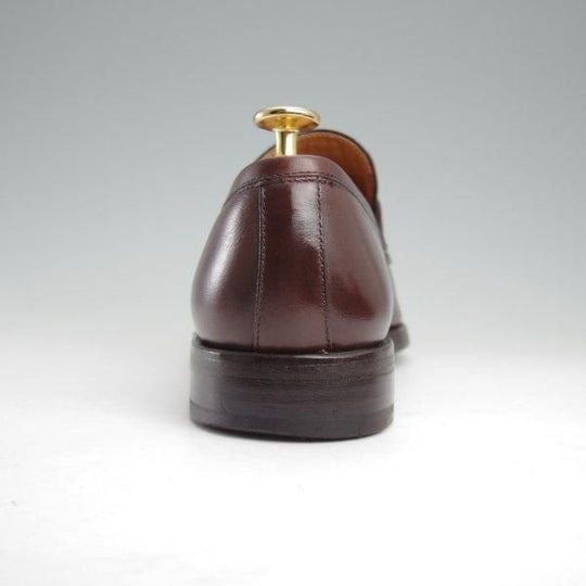 極上★(スペイン製)Berwick/バーウィック SIZE 5【合計定価￥44,000-★純正シューツリー付き/コインローファー】ベガノカーフ/濃茶★m174