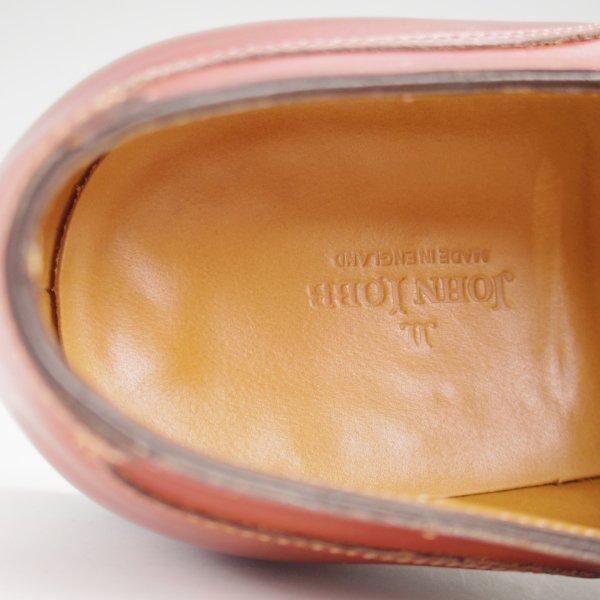 極美品★ジョンロブ 7.5E【現行定価20万円以上★ミュージアムカーフ/BRENTWOOD/モンクストラップ】2511ラスト/NEW GOLD/茶/JOHN LOBB★m176