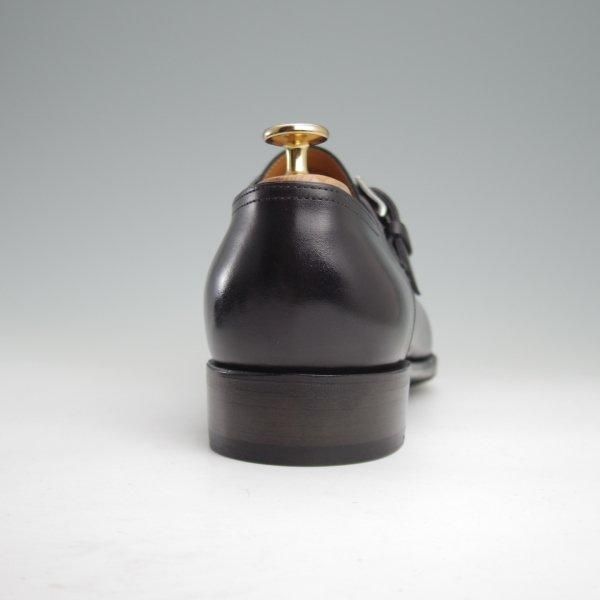 ほぼ試着程度★ジョンロブ 7.5E【現行定価30万以上★プレステージライン/REDMIRE/7000ラスト】モンクストラップ/黒/JOHN LOBB★m177