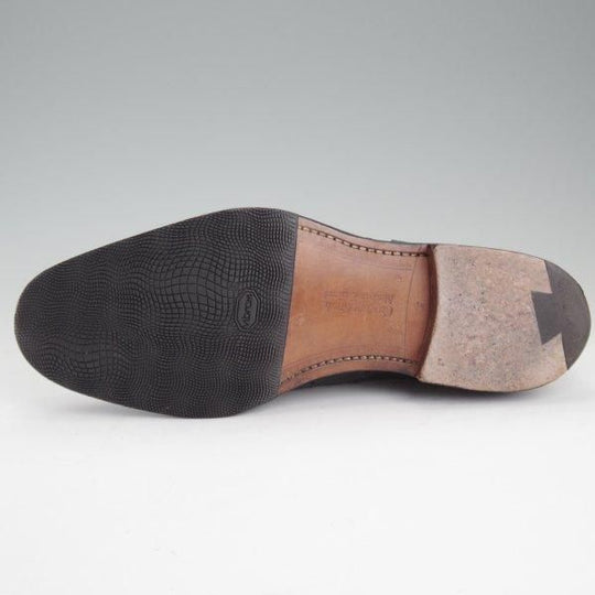 美品★チャーチ 70F/UK7【定価￥176,000-★チェットウィンド/CHETWYND】173ラスト/フルブローグ/カーフ/黒/メンズ/Church's★m183