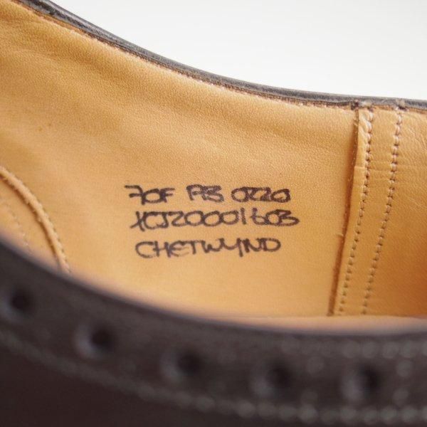 美品★チャーチ 70F/UK7【定価￥176,000-★チェットウィンド/CHETWYND】173ラスト/フルブローグ/カーフ/黒/メンズ/Church's★m183