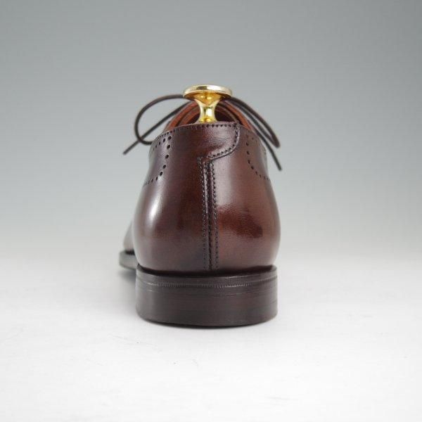 美品★クロケット&ジョーンズ 5E【ハンドグレードライン★Courtenay/363ラスト】オックスフォードシューズ/濃茶/Crockett&Jones★m185