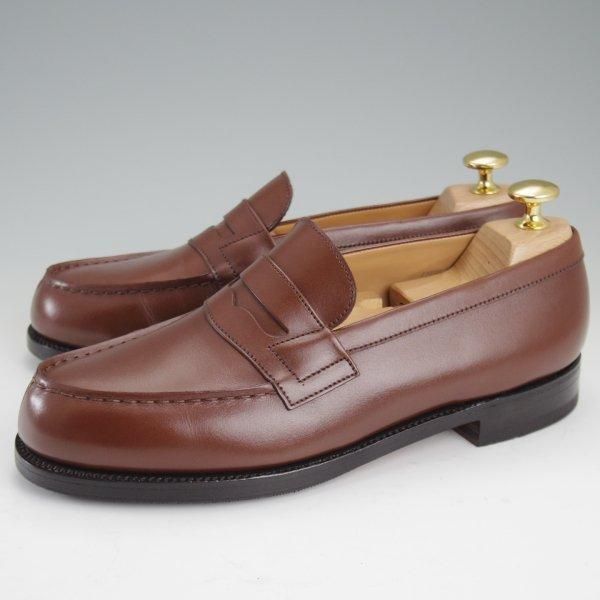 極美品★J.M.ウエストン 4.5D【定価￥151,800-★180/コインローファー】41ラスト/TAN/タン/茶/メンズ/Weston/ウェストン★m188