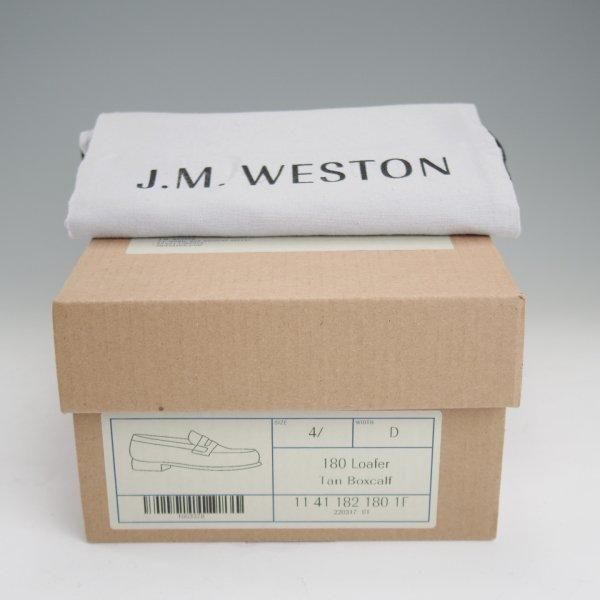 極美品★J.M.ウエストン 4.5D【定価￥151,800-★180/コインローファー】41ラスト/TAN/タン/茶/メンズ/Weston/ウェストン★m188