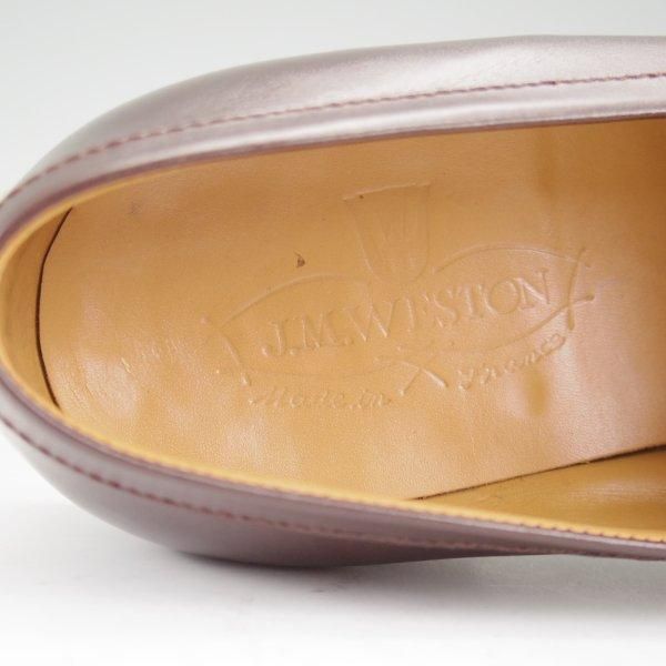 極美品★J.M.ウエストン 4.5D【定価￥151,800-★180/コインローファー】41ラスト/濃茶/メンズ/Weston/ウェストン★m189