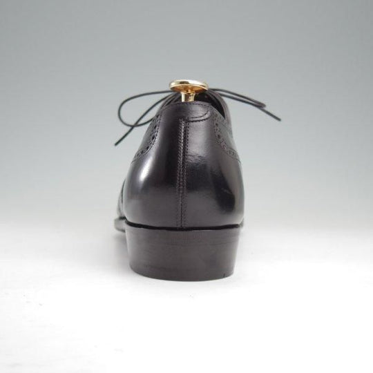 美品★(英)アンソニー・クレバリー 9E【現行定価30万円程度★FINCHLEY/イミテーションブローグ】カーフ/黒/ANTHONY CLEVERLEY★m190