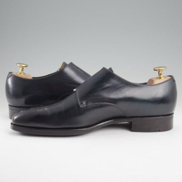 極上★三陽山長 SIZE 6.5【定価￥75,900-★源之介/GENNOSUKE/ハンドフィニッシュ仕上げ】R309ラスト/ダブルモンク/Sanyo Yamacho★m194