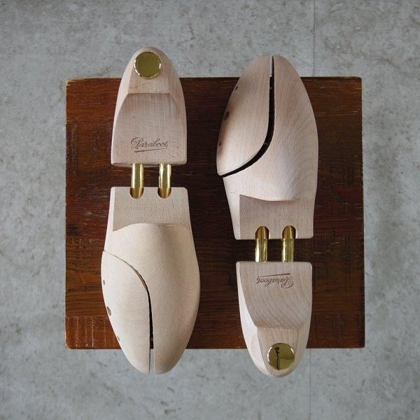 美品★パラブーツ SIZE 42/43【★純正シューツリー】木製シューキーパー/メンズ/Paraboot★m210
