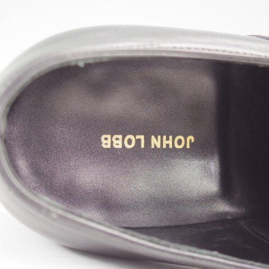 美品★ジョンロブ 6E【定価￥315,700-★フィリップ2のローファー仕様/7000ラスト】Philip 2 Loafer/ローファー/黒/JOHN LOBB★m221