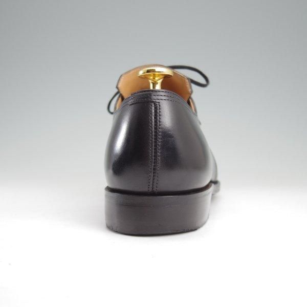 極上★(仏)Corthay/コルテ SIZE 6.5【現行定価￥253,000-★純正シューツリー付き/Arca/アルカ】プレーントゥ/Vフロント/カーフ/黒★m222