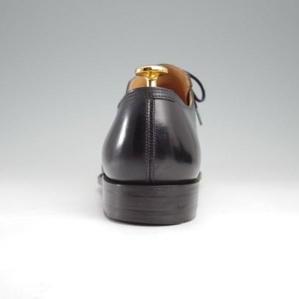極上★(仏)Corthay/コルテ SIZE 6.5【現行定価￥253,000-★純正シューツリー付き/Arca/アルカ】プレーントゥ/Vフロント/カーフ/黒★m222