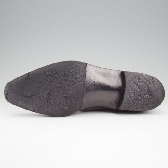 極上★(仏)Corthay/コルテ SIZE 6.5【現行定価￥253,000-★純正シューツリー付き/Arca/アルカ】プレーントゥ/Vフロント/カーフ/黒★m222