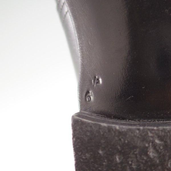 極上★(仏)Corthay/コルテ SIZE 6.5【現行定価￥253,000-★純正シューツリー付き/Arca/アルカ】プレーントゥ/Vフロント/カーフ/黒★m222