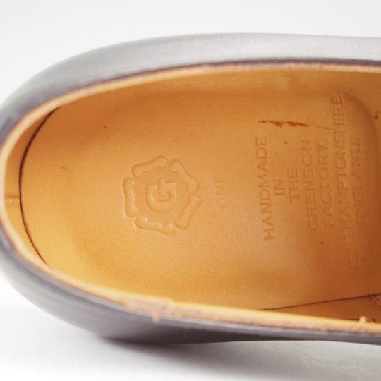 極美品★(英)グレンソン 7.5F【現行定価￥119,900-★G-ONEライン/LONDON/ロンドン】22346/G1/ストレートチップ/カーフ/黒/GRENSON★m226