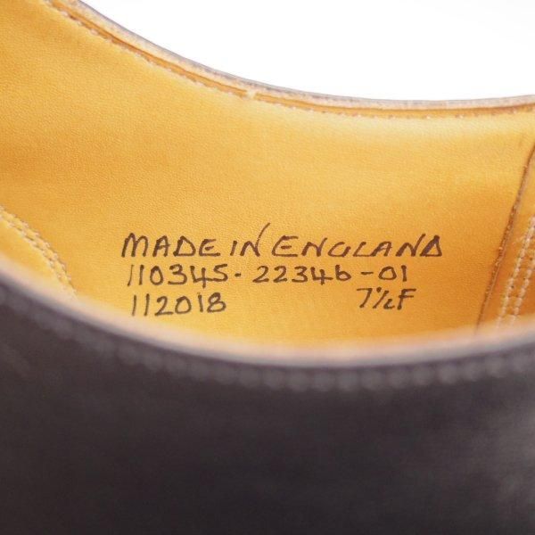 極美品★(英)グレンソン 7.5F【現行定価￥119,900-★G-ONEライン/LONDON/ロンドン】22346/G1/ストレートチップ/カーフ/黒/GRENSON★m226
