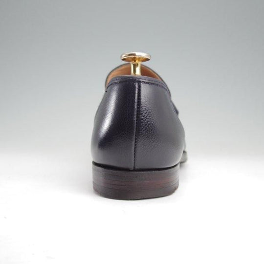 極上★クロケット&ジョーンズ 7E【モデル定価￥107,800-★バーニーズNY別注/SELHURST】366ラスト/コインローファー/紺/メンズ★m227