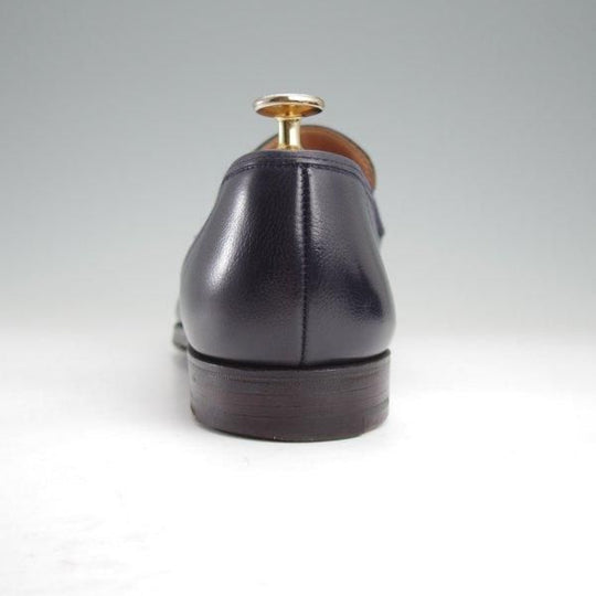 極上★クロケット&ジョーンズ 7E【モデル定価￥107,800-★バーニーズNY別注/SELHURST】366ラスト/コインローファー/紺/メンズ★m227