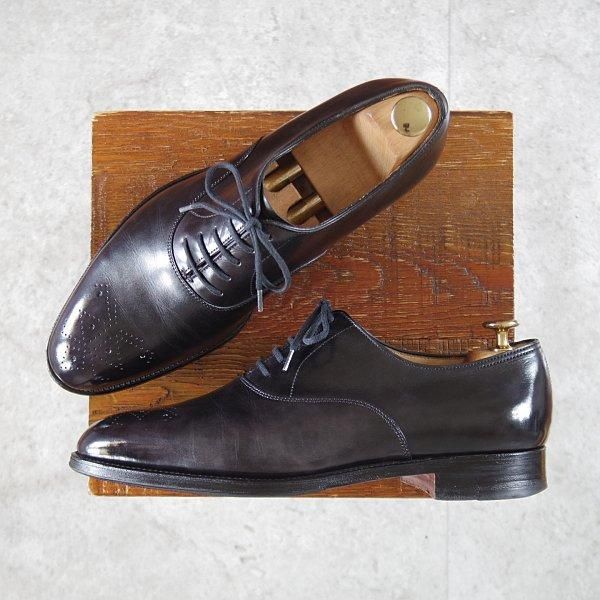 極上★ジョンロブ 6.5E【ミュージアムカーフ仕様★KEATS/8695ラスト】オックスフォードシューズ/黒/メンズ/JOHN LOBB★m228