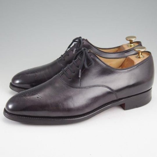 極上★ジョンロブ 6.5E【ミュージアムカーフ仕様★KEATS/8695ラスト】オックスフォードシューズ/黒/メンズ/JOHN LOBB★m228