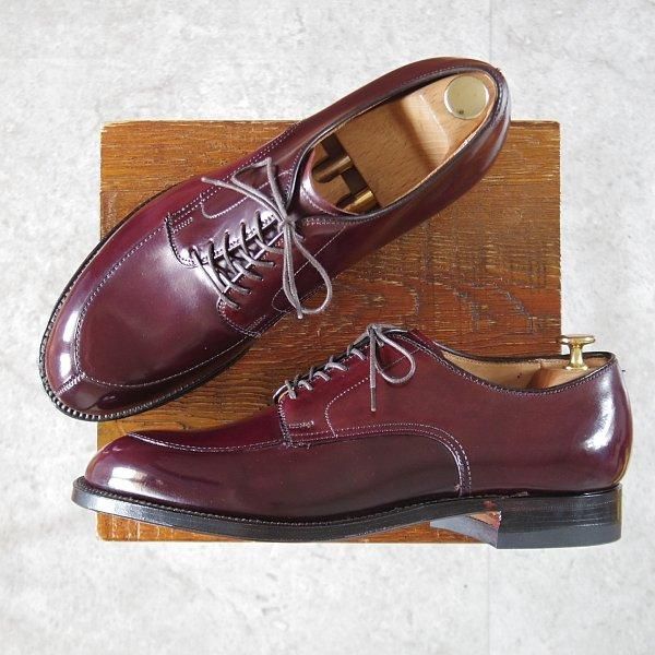 Alden オールデン Vチップ コードバン8 1/2バーガンディ 美品☆オールデン 8.5D【定価￥136,400-☆コードバン仕様