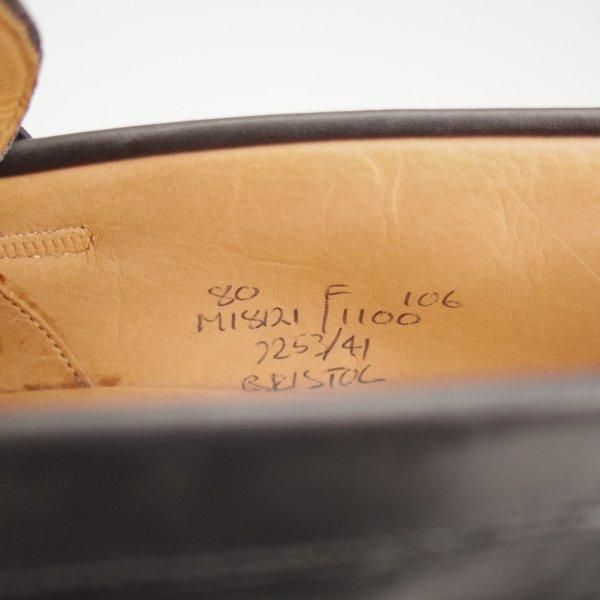 ほぼ試着程度★チャーチ 80F/UK8【貴重★4都市ロゴ過渡期/BRISTOL/ブリストル】106ラスト/カーフ/黒/メンズ/Church's★m232