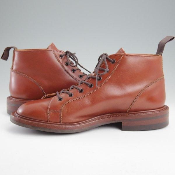 美品★トリッカーズ SIZE 7.5【定価￥132,000-★ダイナイトソール仕様/モンキーブーツ】M6077/マロンアンティーク/茶/Tricker's★m235