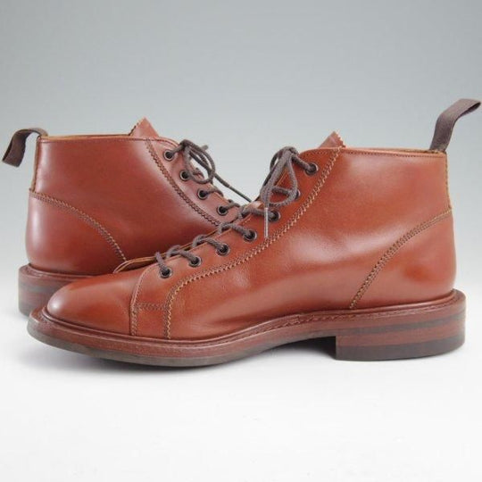 美品★トリッカーズ SIZE 7.5【定価￥132,000-★ダイナイトソール仕様/モンキーブーツ】M6077/マロンアンティーク/茶/Tricker's★m235