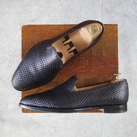 極上★クロケット&ジョーンズ 6.5E【現行定価10万円以上★KENSINGTON 5/ケンジントン】379ラスト/ローファー/黒/Crockett&Jones★m238