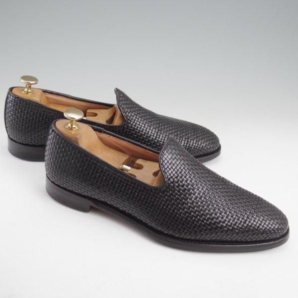 極上★クロケット&ジョーンズ 6.5E【現行定価10万円以上★KENSINGTON 5/ケンジントン】379ラスト/ローファー/黒/Crockett&Jones★m238